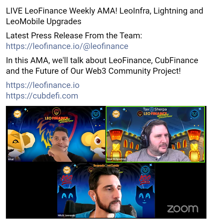 February Week One Live LeoFinance AMA: Discussion Points and Excerpts