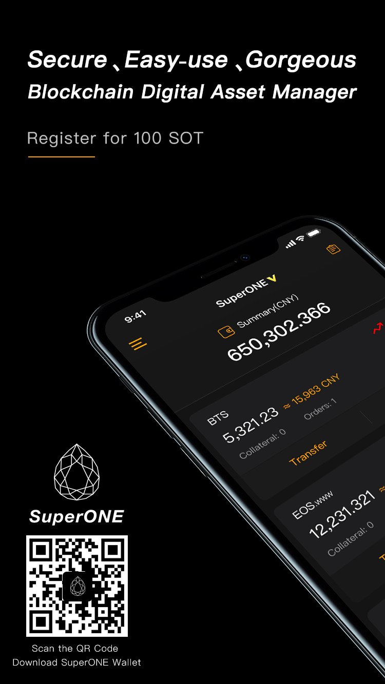 Scan the QR code to download SuperONE wallet