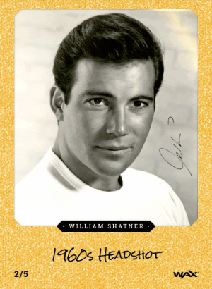 Young Shatner on a Golden Card