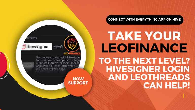 Ready to Take Your Alpha Leofinance to the Next Level? HiveSigner Login and Leothreads Can Help!