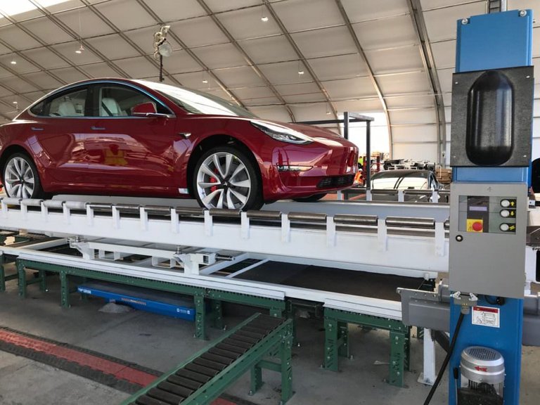 First dual-motor Model 3