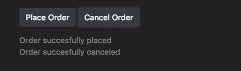 Cobinhood Place Cancel Order- Keno