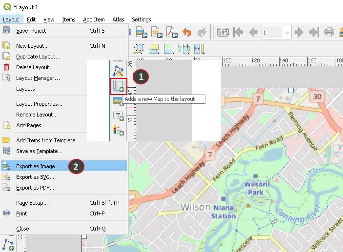 Exporting a basemap in QGIS