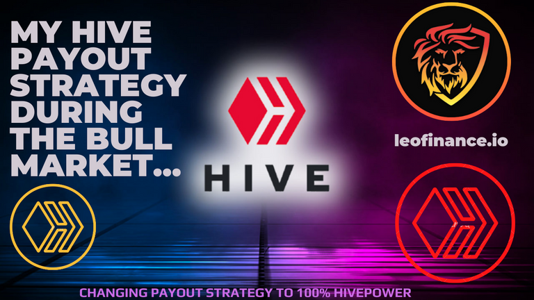 My Hive Payout Strategy During The Bull Market....png