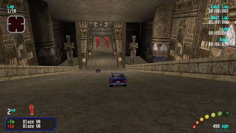 Image Of Giza Redux community level, every car is a Blaze V8