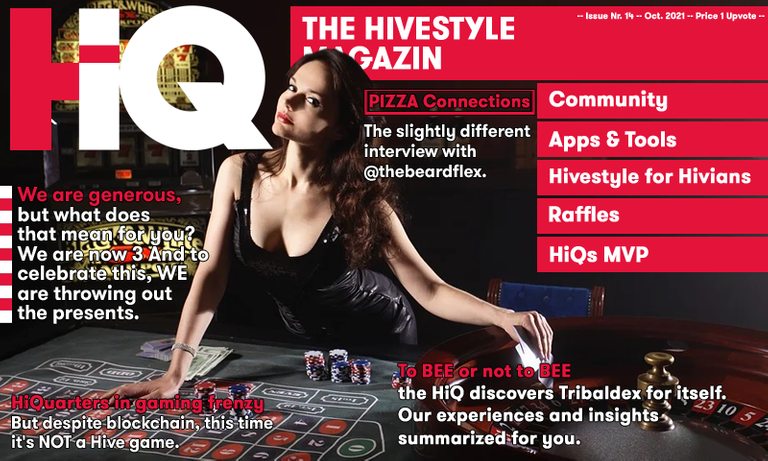 HiQ №14 | Smart, Stylish & Sexy |  Birthday-Raffle, Interview with PIZZA, PsyberX, Tribaldex, MuTerra a.m.m.