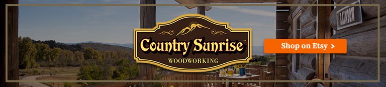 Visit County Sunrise Woodworking™ on Etsy