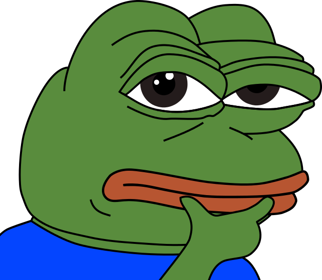 Pepe thinking