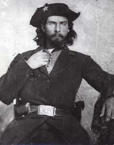 William T. “Bloody Bill” Anderson (1838 – 1864) was a notorious Confederate guerrilla leader with whom Jesse James associated for a brief period during the Civil War.