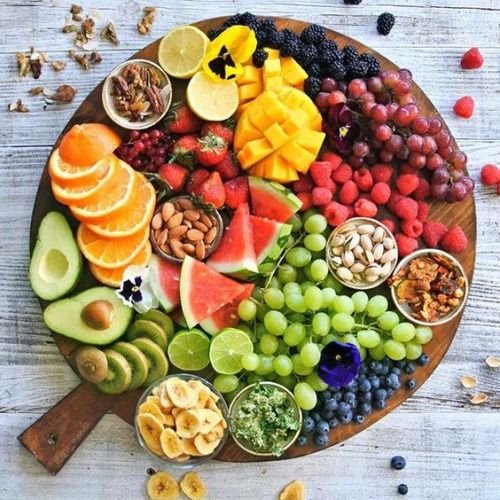 fitbodymag:  Fruit Platter with Nuts and Berries #Healthy Snack