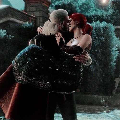 Geralt y Triss