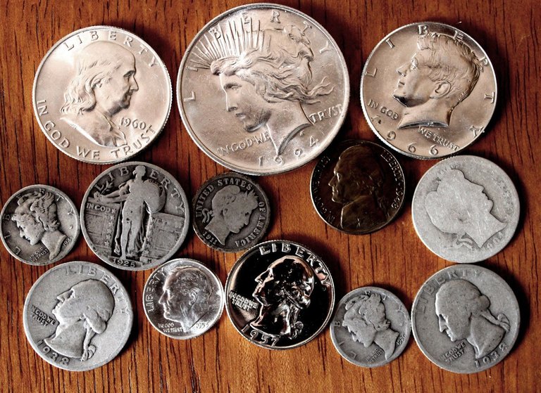 silver coins