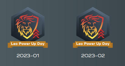 Leo PUD HiveBuzz Badges for January & February 2023