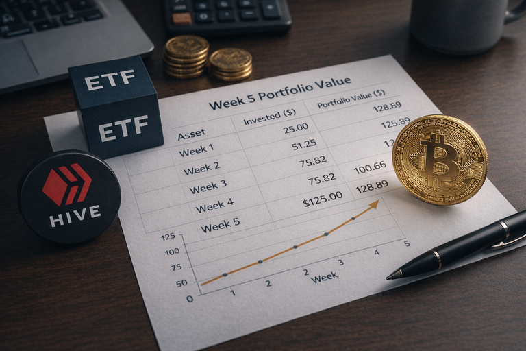 🚀 Weekly Investment Simulation – Week 5, $25/week to reach Financial Freedom – Update 26 January 2026