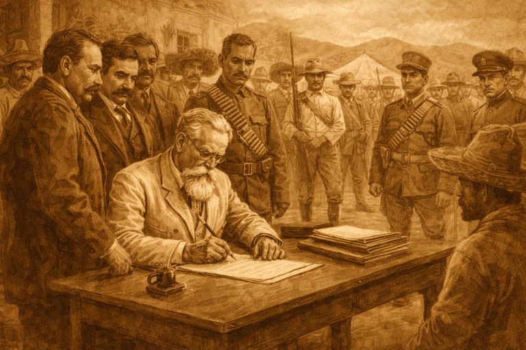 🇲🇽 Efemérides Mexicanas – 25 de enero ⚖️ 1915 – Promulgación de la Ley Agraria de Venustiano Carranza 🌾