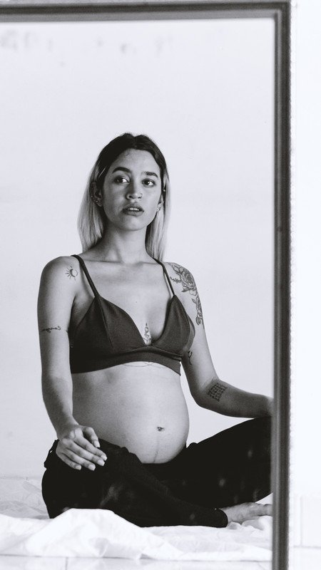 This is my friend Enilec Roque, who was 5-months pregnant when she participated in my concept photography project. I chose her as a candidate for this because I heard pregnancy changes a woman's self-perception and her whole mind.