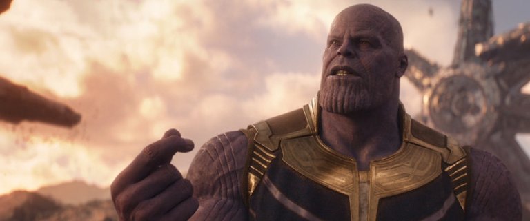 Thanos snapping his fingers