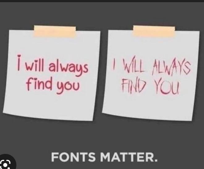 Fonts matter