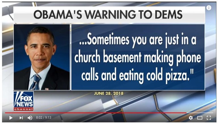 Obamas warning to dems