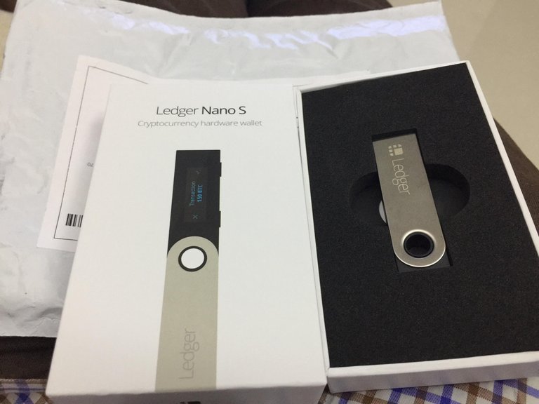 Ledger wallet in the box