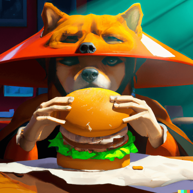 Shiba Inu Burger 1 