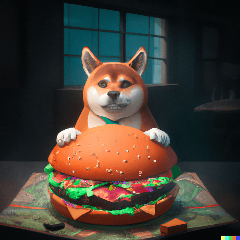 Shiba Inu Burger 2