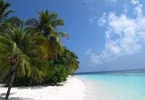 Maldives beach