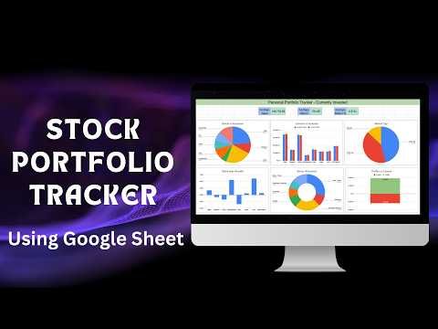 Stock Portfolio Tracker Google Sheet