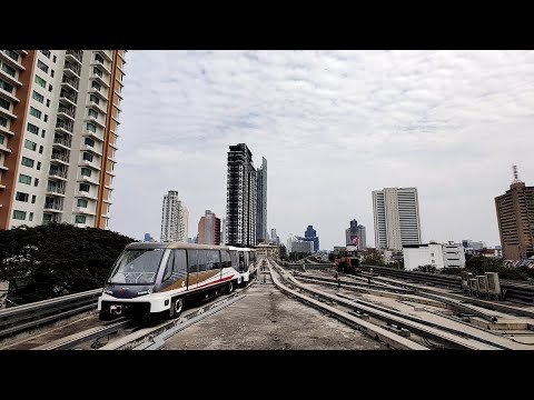 Automated People Mover - The Gold Line in Bangkok