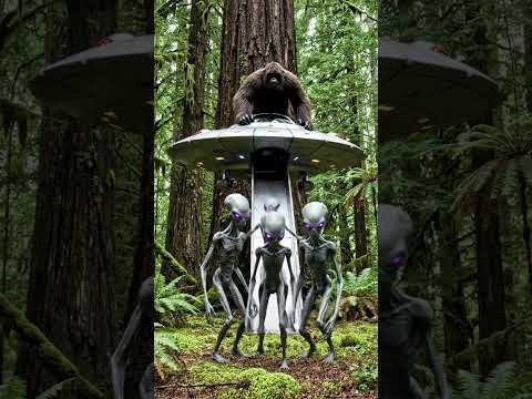 Big foot catches a ride to earth