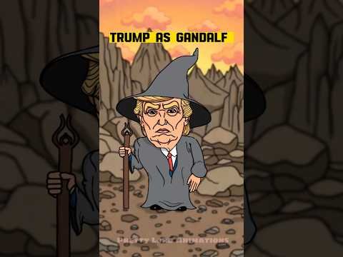 My Latest Animation Video: Trump as Gandalf the Grey (You shall not pass!)