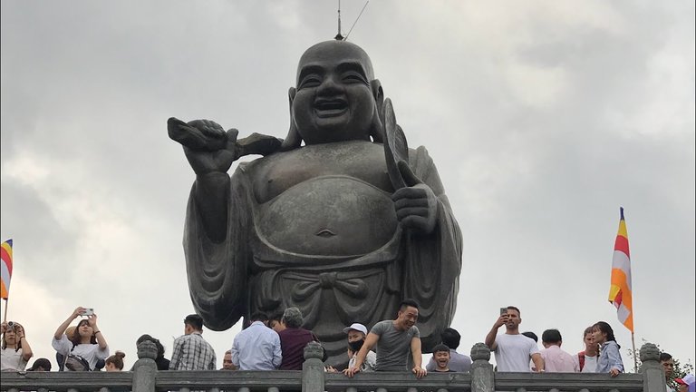 the tallest Maitreya Buddha statue in Southest Asia 