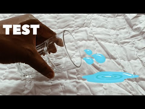 Mattress Protector - Glass half full test