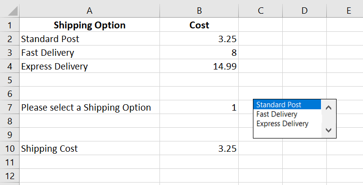 form controls in excel