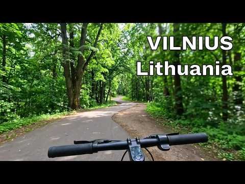 Vilnius Summer Ride: E-Scooter POV in Žvėrynas and Vingio Parkas