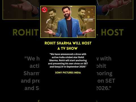 Rohit Sharma will host a tv show