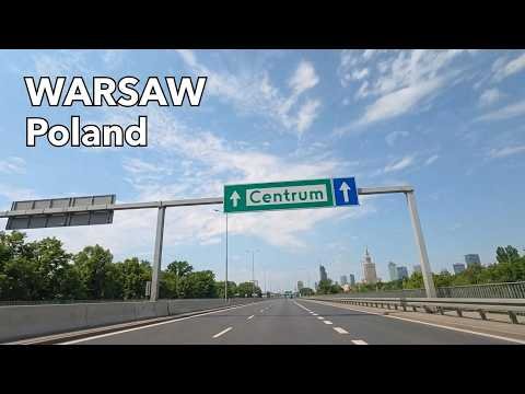 Driving from Warsaw Chopin Airport to the Centre