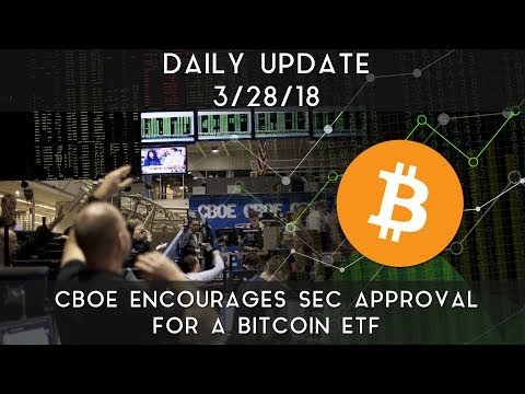 Daily Update (3/28/2018) | CBOE encourages SEC to approve Bitcoin ETFs