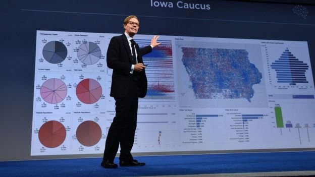 Alexander Nix, CEO de Cambridge Analytica.