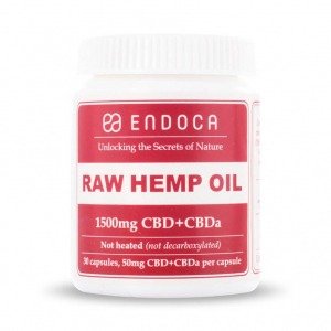 Endoca Capsules Hemp Oil 1500mg Raw