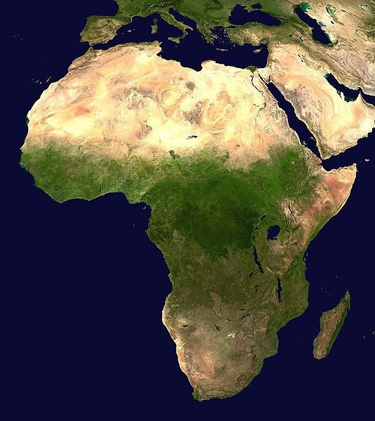 534px_Africa_satellite_orthographic