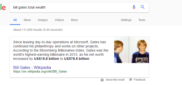 Bill Gates Welth