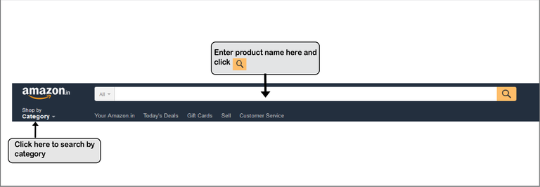 amazon search bar