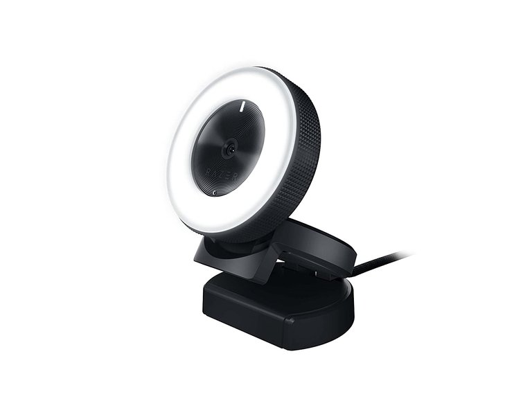 Razer Kiyo - Full HD 1080P Streaming Camera - Pro Webcam Optimized for Youtube/Twitch - Worlds First In-Built Ring Light