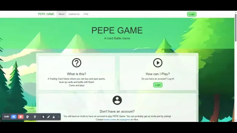 PEPE GAME EXPERIENCE