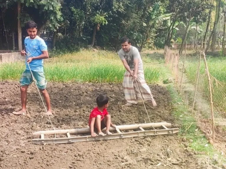 Family Unity and Hard Work –🌽🌽  Sowing Corn Seeds in the Garden
