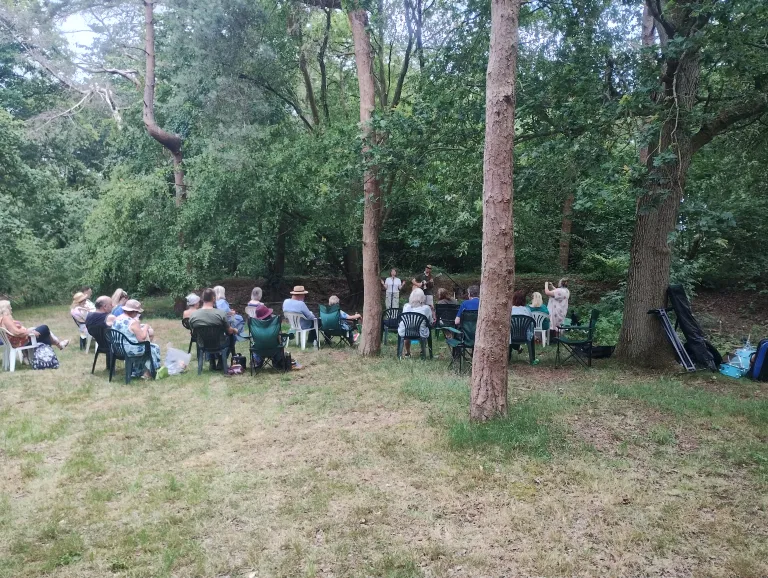 The crowd