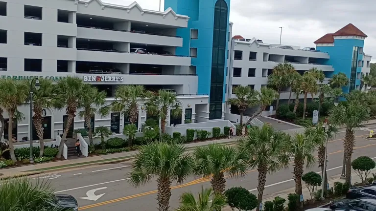 Street view from the hotel I'm staying at. 