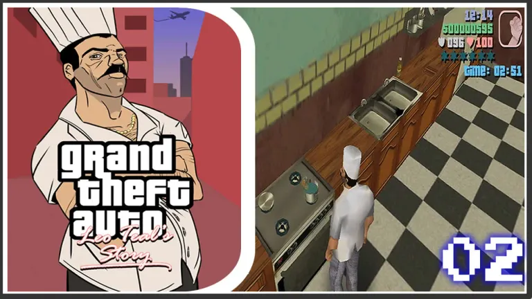 [Retrogaming] Leo is Working Hard in the Hotel Kitchen! | GTA: Leo Teal's Story