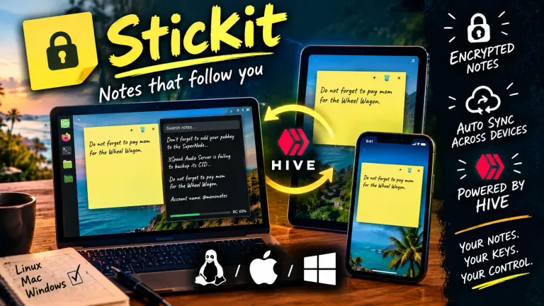 Stickit: Sticky Notes, but make them Hive Powered